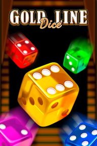 Gold Line Dice